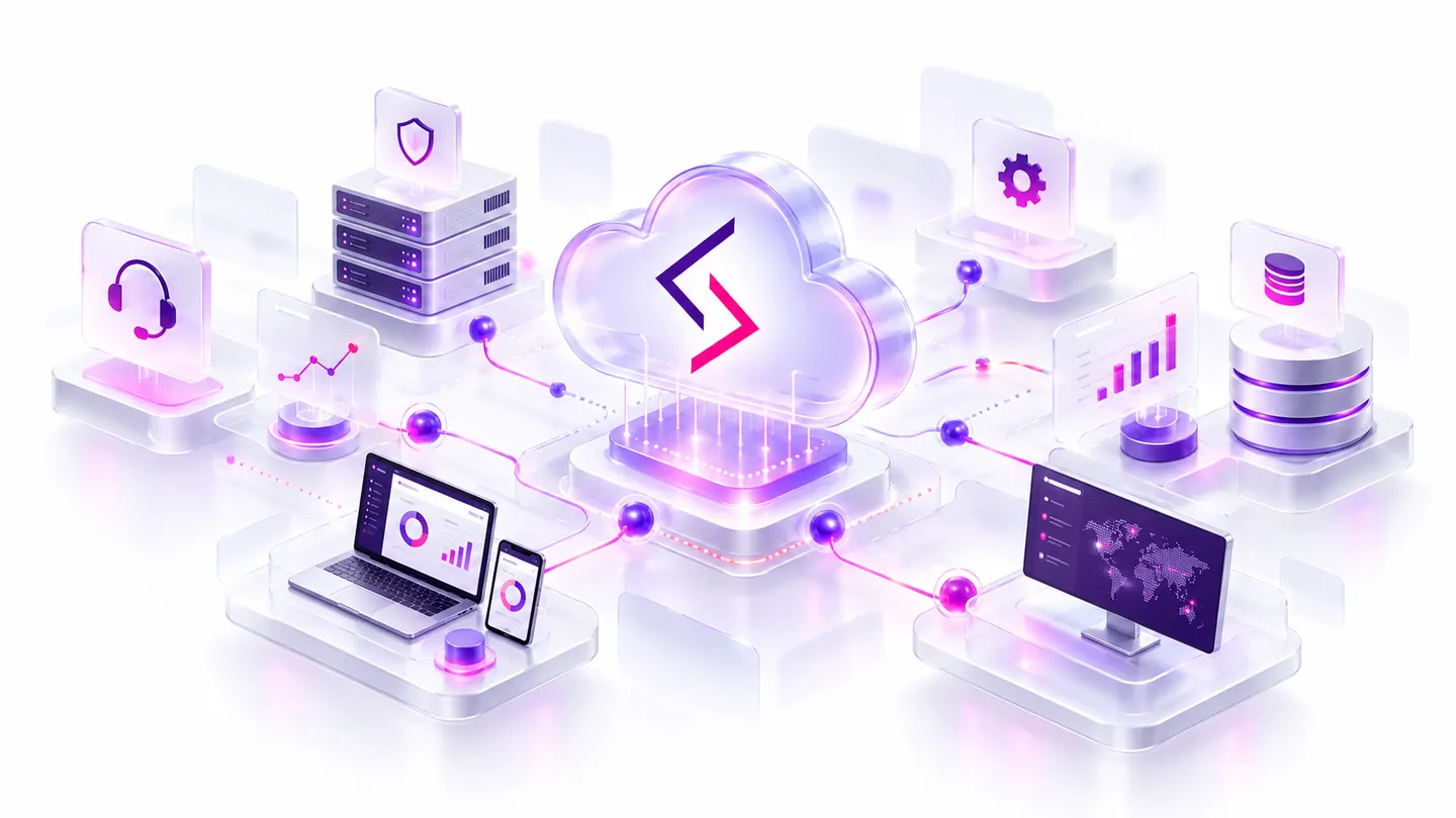 Conceptual software, analytics and connected cloud infrastructure